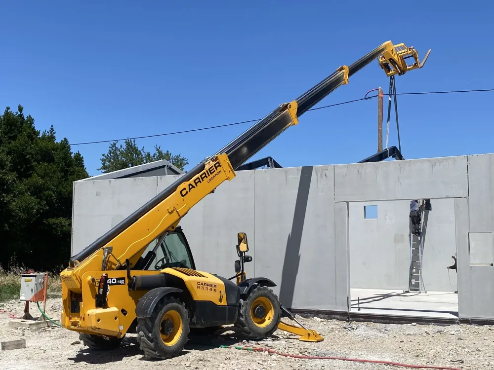 Charpente sur mur toiture PST tuiles (3)