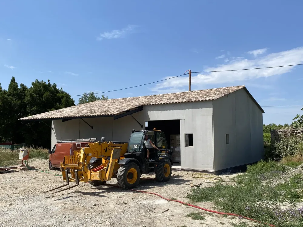 Charpente sur mur toiture PST tuiles (9)