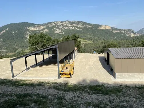 Charpente et bardage bergerie (11)