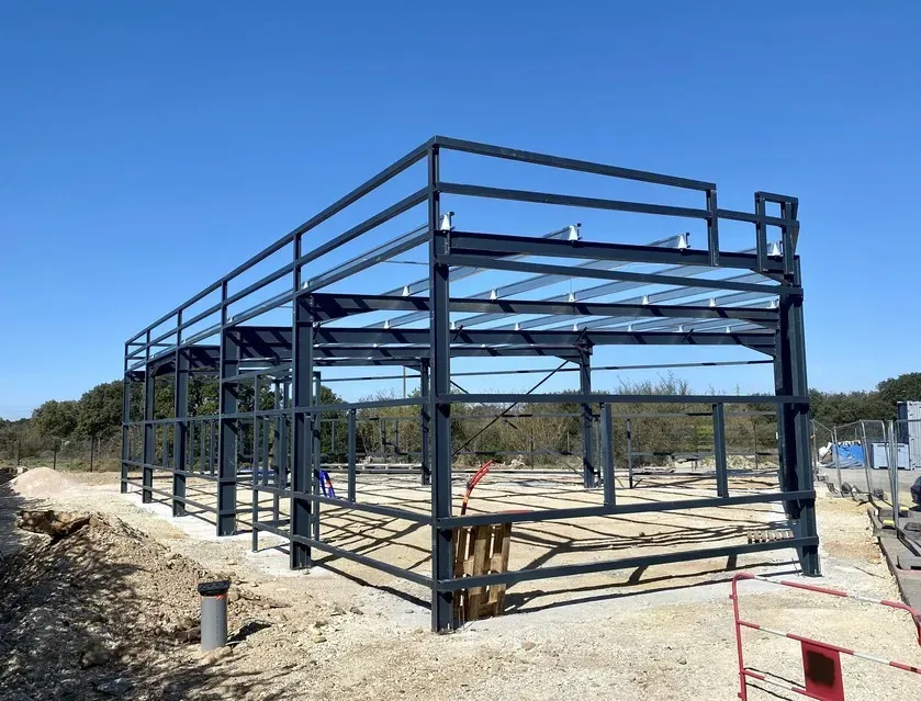 Charpente bardage avancement (1)